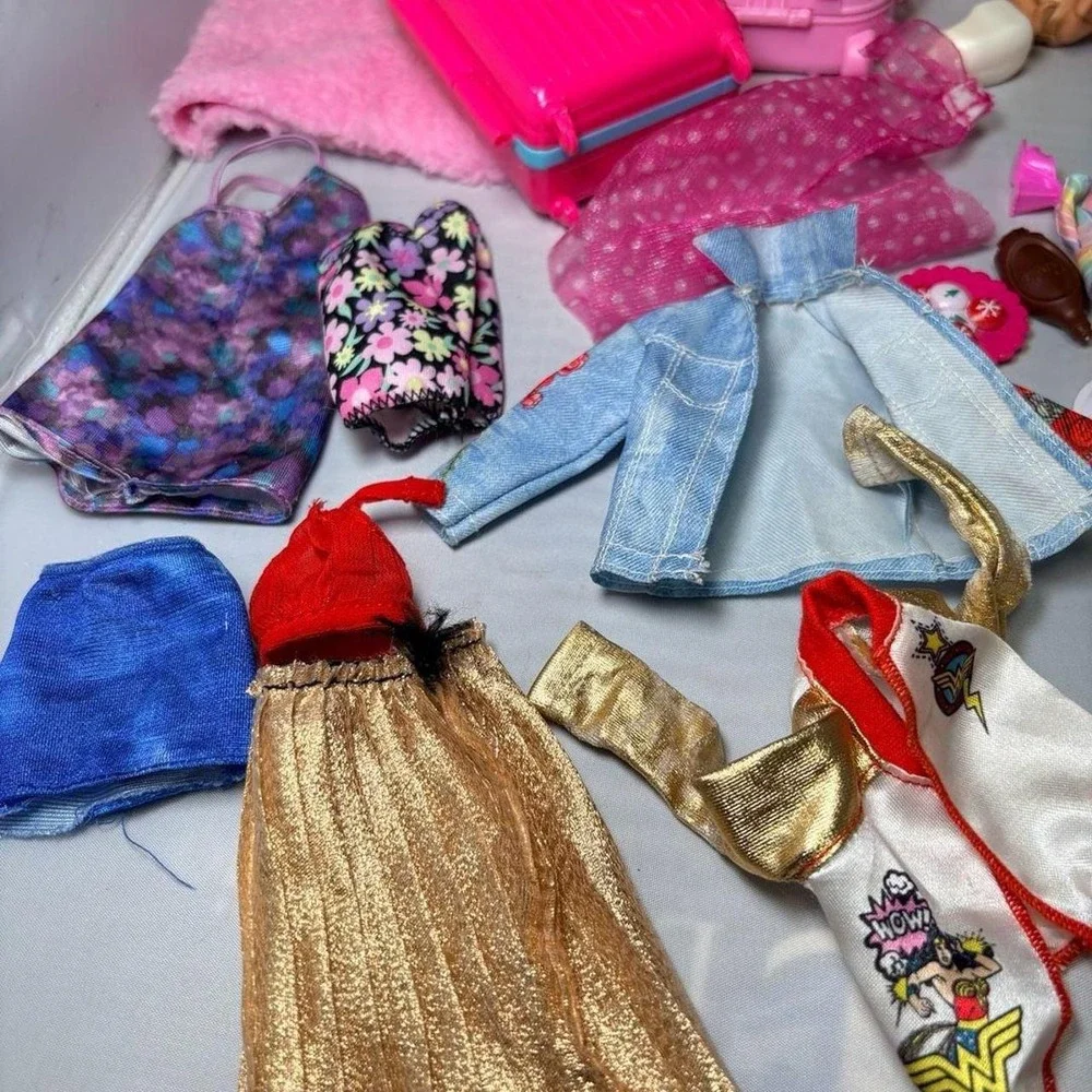 HUGE Barbie AccessoryLot Animals Clothes Shoes Purses Replacements Dress up Play